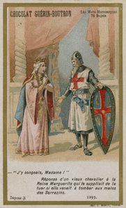 Chocolat Guerin-Boutron handelskaart, Historische Woorden serie