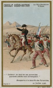 Chocolat Guerin-Boutron handelskaart, Historische Woorden serie
