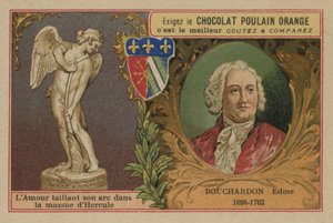 Chocolat Poulain Orange handelskaart door French School