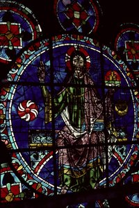 Christus als de Logos, 13e eeuw door French School