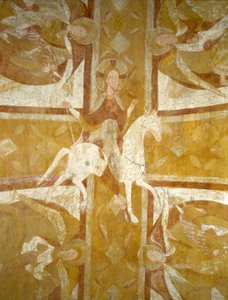 Christus te paard (11e eeuw), Kathedraal van Auxerre, Crypte door French School