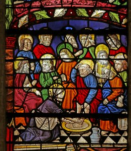 Christus wast de voeten van zijn discipelen door French School