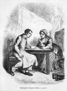 Christophe en de dikke Sylvie, illustratie uit 