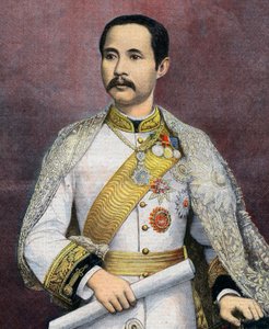Chulalongkorn, koning van Siam door French School