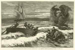Val van de Aeronaut Zambeccari in de Adriatische Zee