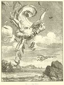 Val van Icarus door French School