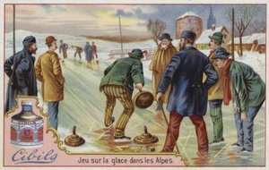 Cibils-kaart met curling door French School