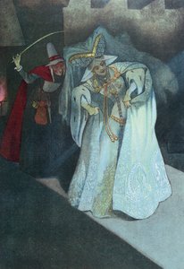 Assepoester met haar Goede Fee, ca. 1911 door French School