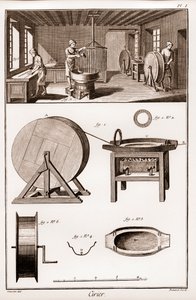 Cirier - interieur van de werkplaats - 