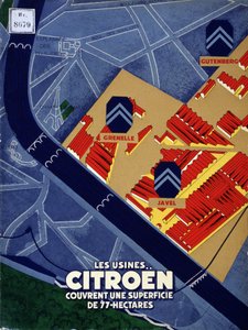 Citroën fabrieken beslaan een oppervlakte van 77 hectare door French School
