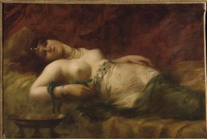 Cleopatra, eind 19e eeuw door French School