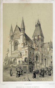 Klip, portaal van de St Gervais Kerk (Saint Gervais) door French School