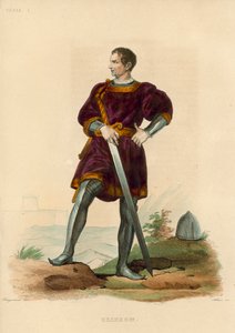 Clisson (gekleurde gravure)