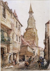 Klokkentoren in Dinan door French School