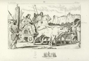 Clovis III, marionet Frankische koning van Austrasië door French School