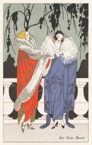 Modeontwerp jas door Edward Molyneux