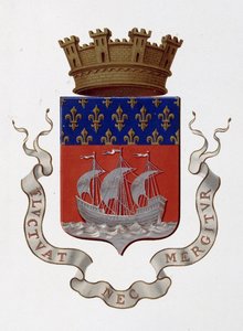 Wapen van de stad Parijs: Empire (Napoleon III) - Prefector besluit van 24 november 1853 - in 