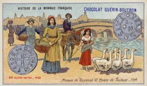 Munten van Raymond VI, Graaf van Toulouse door French School