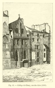 College van Cluny, rue des Gres, 1820