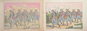 Kleurboek voor kinderen, De Verlichting van Poilus, 1917 door French School