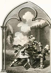 Gevecht van burggraaf de Turenne en ridder d