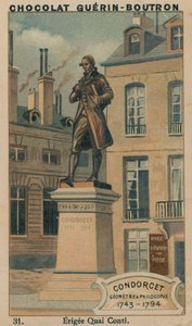 Condorcet, Wiskundige & Filosoof, 1743-1794, Opgericht op Quai Conti door French School