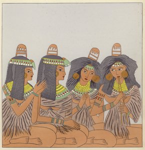 Costume Feminin Mondial (kleurenlitho)