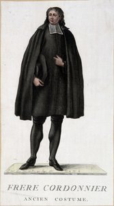 Kostuum van broeder schoenmaker, oud kostuum