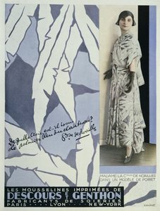 Gravin Anna de Noailles uit Vogue, 1930