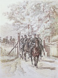 Plattelandsgendarmerie, ca. 1887