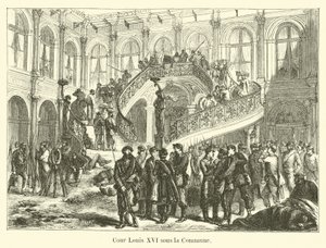 Binnenplaats Lodewijk XVI onder de Commune