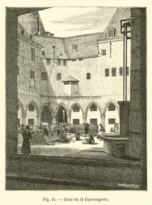 Binnenplaats van de Conciergerie