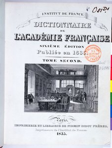 Omslag van het Dictionnaire de l