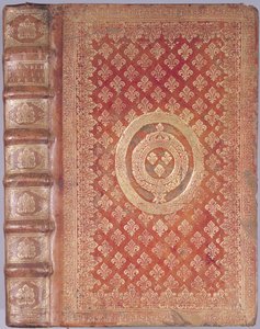Omslag van de werken van Tacitus (55-120) met het wapen van Lodewijk XIV (1638-1715) door French School