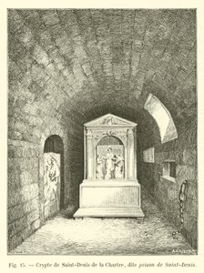 Crypte van Saint-Denis de la Chartre, genaamd de gevangenis van Saint-Denis