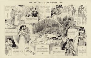 Verzameling van kussen (gravure)
