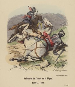 Cuirassier van het leger van de Liga
