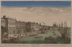 Douanehuis aan de Theems door French School