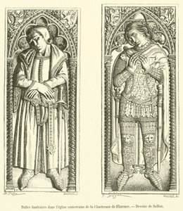 Grafstenen in de ondergrondse kerk van de Kartuizer van Florence