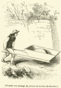 Naar een prent uit de collectie van Grollier de Serviere