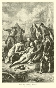 Dood van Generaal Wolfe, 1759 door French School