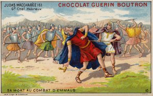 Dood van Judas Maccabeus bij de Slag van Emmaüs door French School