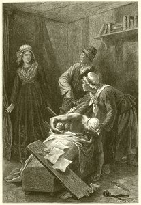 Dood van Marat door French School