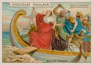 Dood van Pompeius (106-48 v.Chr.) door French School