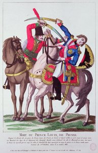 Dood van Prins Louis van Pruisen, 10 oktober 1806 door French School