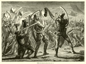 Nederlaag van de Midianieten door French School