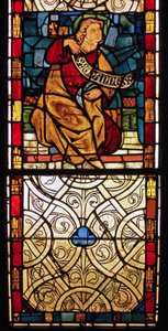 St. Johannes: grisaille uit de Chapelle du Chateau, Rouen? door French School
