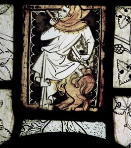 Grisaille met grotesken; uit Normandië