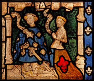 Twee deuren, oorspronkelijk uit de Kerk van Betton, Bretagne door French School