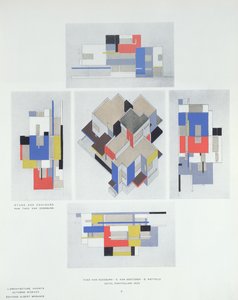 Ontwerp voor een Hotel Particulier, illustratie in 